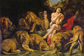 Peter Paul Rubens: Daniel in the lions den